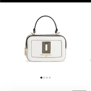 Karl Lagerfeld purse. Completely brand new! Wrapping still on. Black & white!